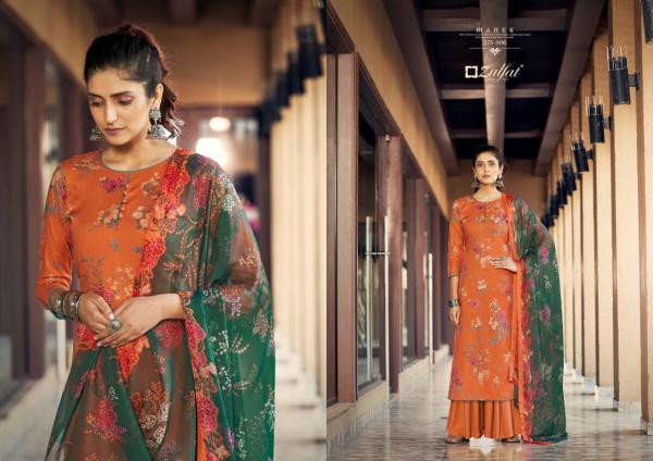 Zulfat Mahek Rayon Print Designer Exclusive Dress Material